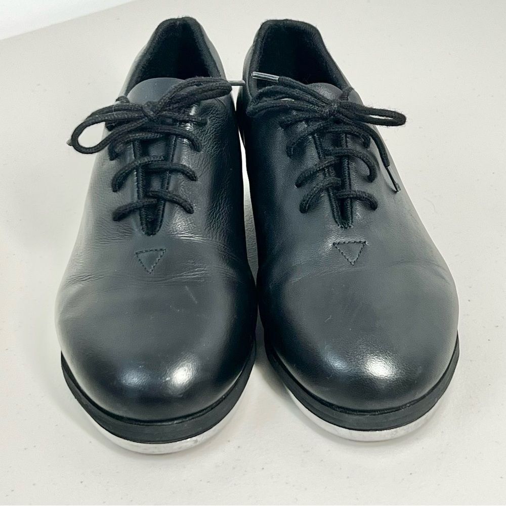 Bloch Sync Leather Tap Shoes Lace Up Black Women 
5 1/2  Big Kids/Youth 4.5